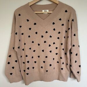 NWOT Kate Spade New York Heartbeat SILK Blend V Neck Sweater